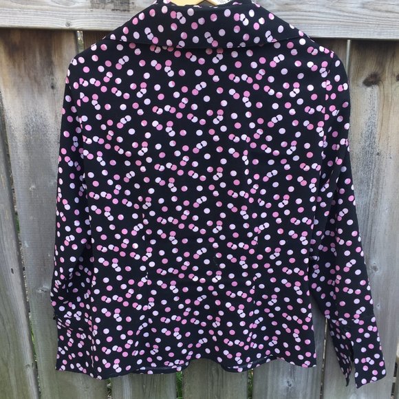 Fred David vintage black & pink button down - size SP - Picture 4 of 6
